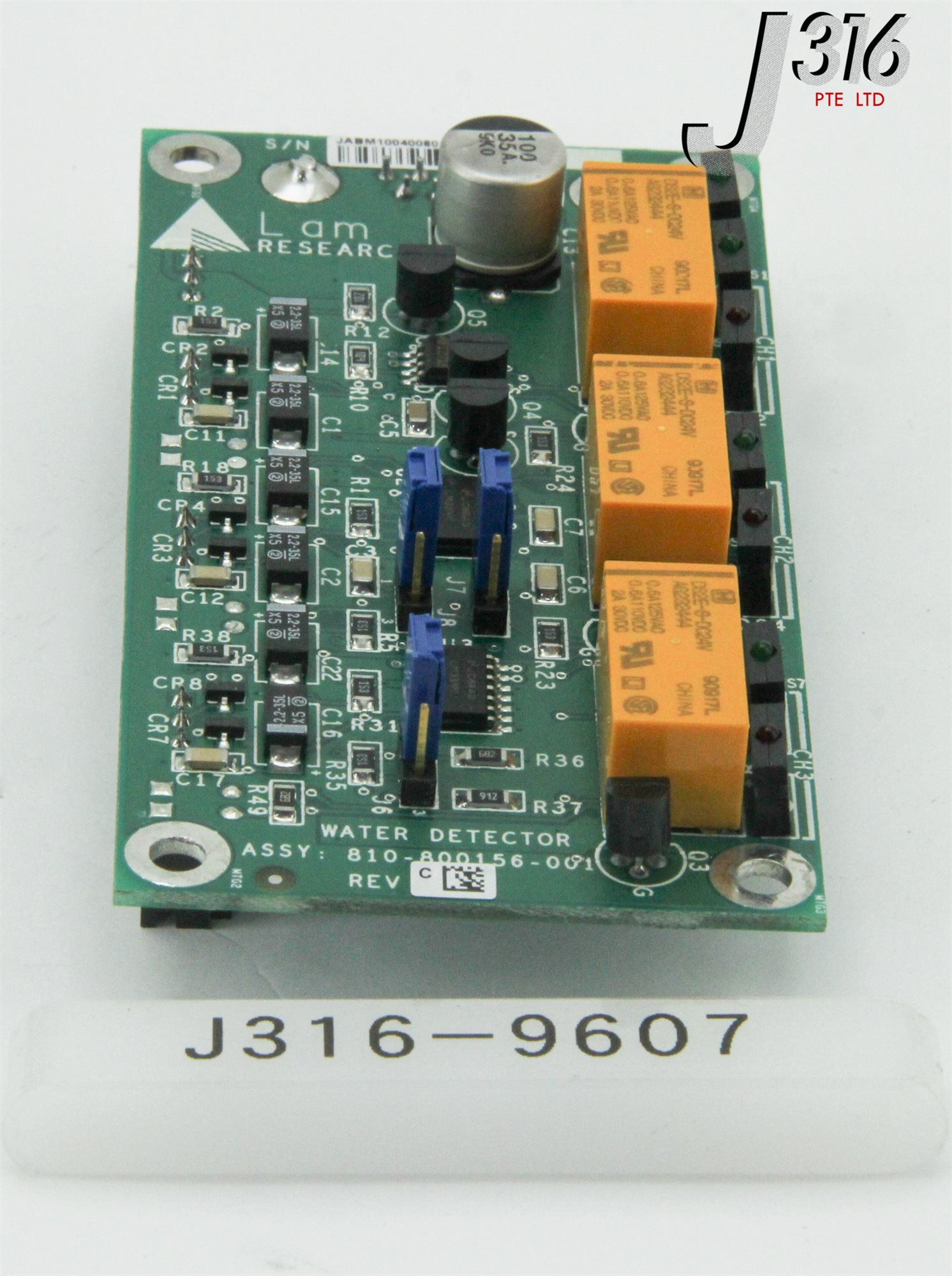 9607 LAM RESEARCH PCB WATER DETECTOR 810-800156-001 | eBay